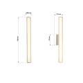 Kinkiet ścienny Linea LED CCT IP44 chrom LP-0510/1W-45 CH Light Prestige