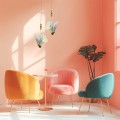 Lampa wisząca Mariposa kolorowa LP-1715/1P color Light Prestige