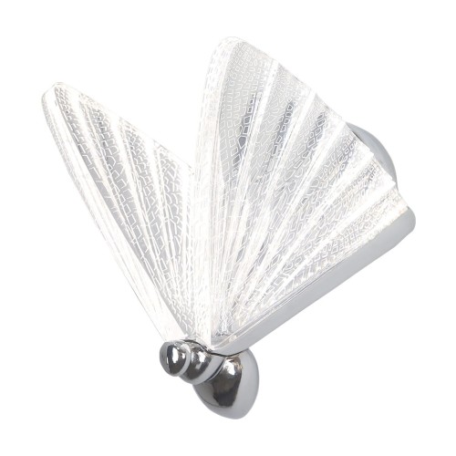 Kinkiet ścienny Mariposa motyw motyl chrom LP-1715/1W CH Light Prestige