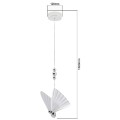 Lampa wisząca Mariposa  motyl chrom LP-1715/1P CH Light Prestige
