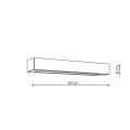 Kinkiet Ibros średni 1 x LED CCT czarny IP44 GS-LWA-9W BK CCT Light Prestige