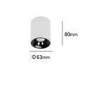 Oprawa natynkowa Tom biała LED CCT LP-4848/1RM WH Light Prestige