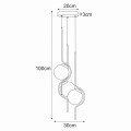 Lampa wisząca K-5338 z serii VELA Kaja Lighting