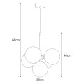 Lampa wisząca K-5368 z serii PIRO Kaja Lighting