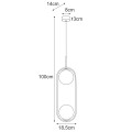 Lampa wisząca K-5397 z serii SVEN Kaja Lighting