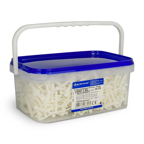 Uchwyt szybkiego montażu płaski 2x3x2.5 USMP-3 BIS BOX 500 szt. 