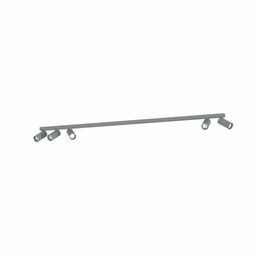 Listwa z regulowanymi reflektorkami FOURTY V 5xGU10 R35 Umbra gray 11468 Nowodvorski