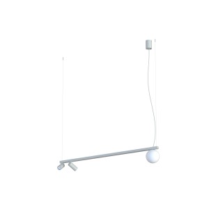 Lampa wisząca FOURTY 3xGU10 R35, G9 Silk gray 11450 Nowodvorski