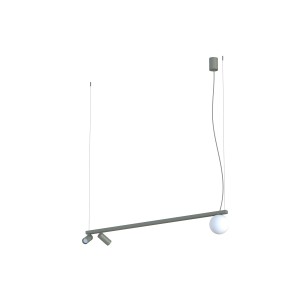Lampa wisząca FOURTY 3xGU10 R35, G9 Umbra gray 11471 Nowodvorski