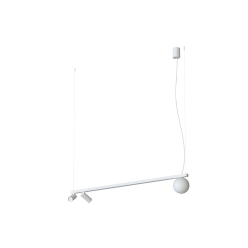 Lampa wisząca FOURTY 3xGU10 R35, G9 Biały 11445 Nowodvorski