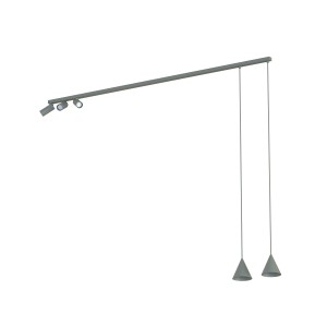 Lampa przysufitowa FOURTY 5xGU10 R50, GU10 R35 Umbra gray 11472 Nowodvorski