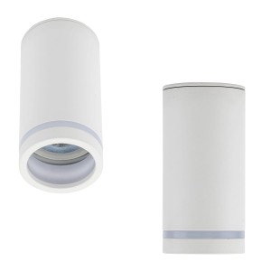 Lampa sufitowa spot – tuba natynkowa JET BIAŁY DOWNLIGHT 1* GU10 6919 TK Lighting