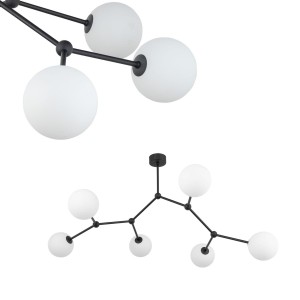 Lampa sufitowa FAIRY BLACK 6 PŁ 4856 TK Lighting