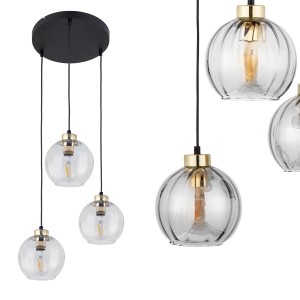 Lampa wisząca DEVI TRANSPARENT 3 PŁ 4579 TK Lighting