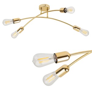 Lampa sufitowa HELIX GOLD 4 PŁ 4688 TK Lighting