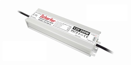 Zasilacz 200W 12V 16,7A IP67 hermetyczny SCH-200-12 SCHARFER