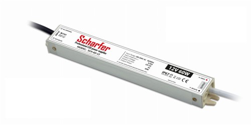 Zasilacz 60W 12V 5A IP67 hermetyczny SCH-60-12 SCHARFER