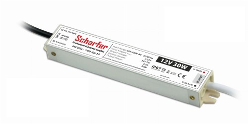 Zasilacz 30W 12V 2,5A IP67 hermetyczny SCH-30-12 SCHARFER