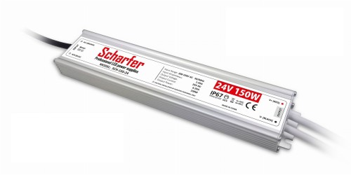 Zasilacz 150W 24V 6,25A IP67 hermetyczny SCH-150-24 SCHARFER
