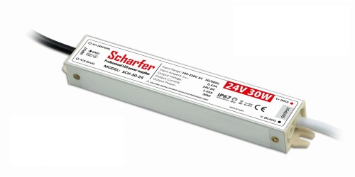 Zasilacz 30W 24V 1,25A IP67 hermetyczny SCH-30-24 SCHARFER