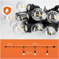Girlanda ogrodowa 20m 20x1W E27 IP44