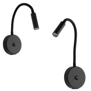 LAGOS BLACK  KINKIET 1  USB 10200 TK Lighting