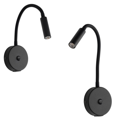 LAGOS BLACK  KINKIET 1  USB 10200 TK Lighting