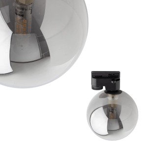 Lampa reflektor na szynę TRACER 1 obwodowy Czarny 4922 TK Lighting