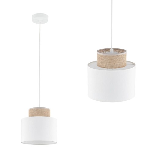 DUO WHITE JUTA LAMPA WISZĄCA 1 10078 TK Lighting