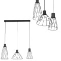 MODESTO BLACK LAMPA WISZACA 3 10149 TK Lighting