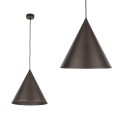 Lampa wisząca w stylu nowoczesnym CONO E27  Brązowy - klosz stal lakierowana 10038 TK Lighting