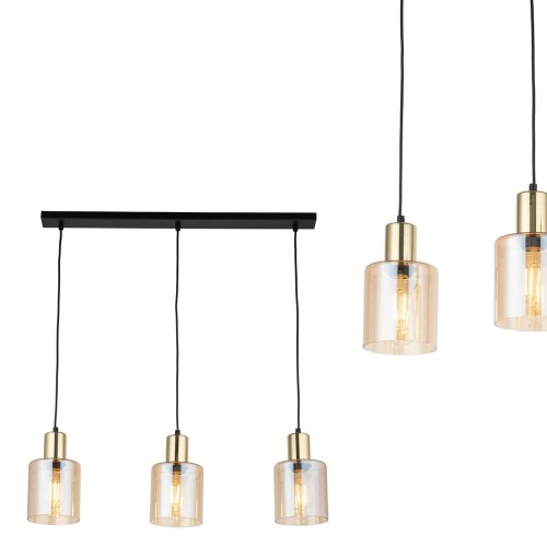 Lampa wisząca SIERRA złota LISTWA 6666 TK Lighting
