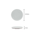 Lampa sufitowa okrągła biała/czarna 40W barwa ciepła IP54 48,5cm NYMPHEA Spectrum