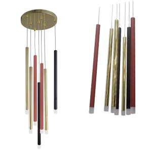 Lampa wisząca Lungo 7xG9 mix kolor LP-894/7P MIXED Light Prestige