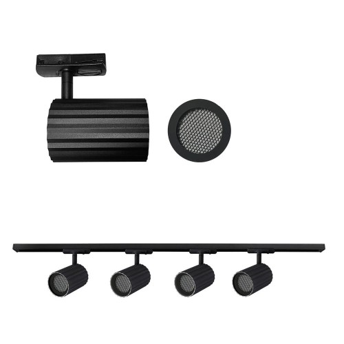 System szynowy TOKIO SET 1F czarny LP-787 SET 1F BK Light Prestige