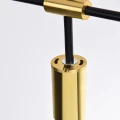 Lampa wisząca ARIZONA 9 czarna/złota LP-074/9PL BK/GD Light Prestige