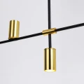 Lampa wisząca ARIZONA 9 czarna/złota LP-074/9PL BK/GD Light Prestige