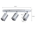 Spot BELIZE 3 chrom IP44 LP-734/3W CH Light Prestige
