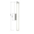 Kinkiet ścienny Linea LED CCT IP44 chrom LP-0510/1W-61 CH Light Prestige