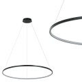 Lampa wisząca Ring duży CCT 1xLED czarny LP-909/1P L BK CCT Light Prestige