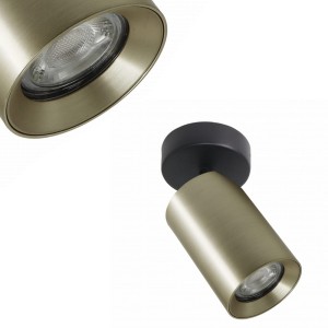 Lampa sufitowa regulowana tuba w kolorze złotym TORE - TLS006-GLD Zuma Line