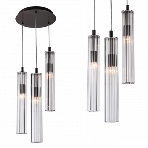 Lampa wisząca ARIA kolor tytan E14 LED 1227 Zuma Line