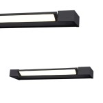 Lampa łazienkowa / Kinkiet DALI 60 czarna 4000K AZ2895 Azzardo