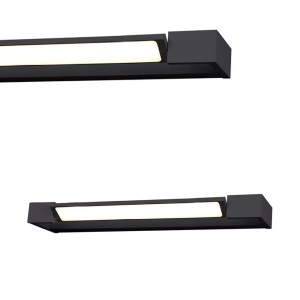 Lampa łazienkowa / Kinkiet DALI 60 czarna 4000K AZ2895 Azzardo