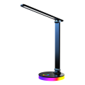 lampa biurkowa LED 5W czarna zmienna barwa światła dekoracyjne światło RGB