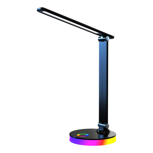 lampa biurkowa LED 5W czarna zmienna barwa światła dekoracyjne światło RGB