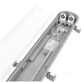 Oprawa hermetyczna IP65 127cm + świetlówki 2x 18W LED T8 120cm barwa nautralna 