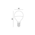 Żarówka kulka LED 6W E14 barwa neutralna 4000K Kobi