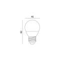 Żarówka LED 6W E27 barwa ciepła 3000K Kobi