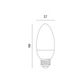 Żarówka świeczka LED 6W E27 barwa neutralna 4000K Kobi